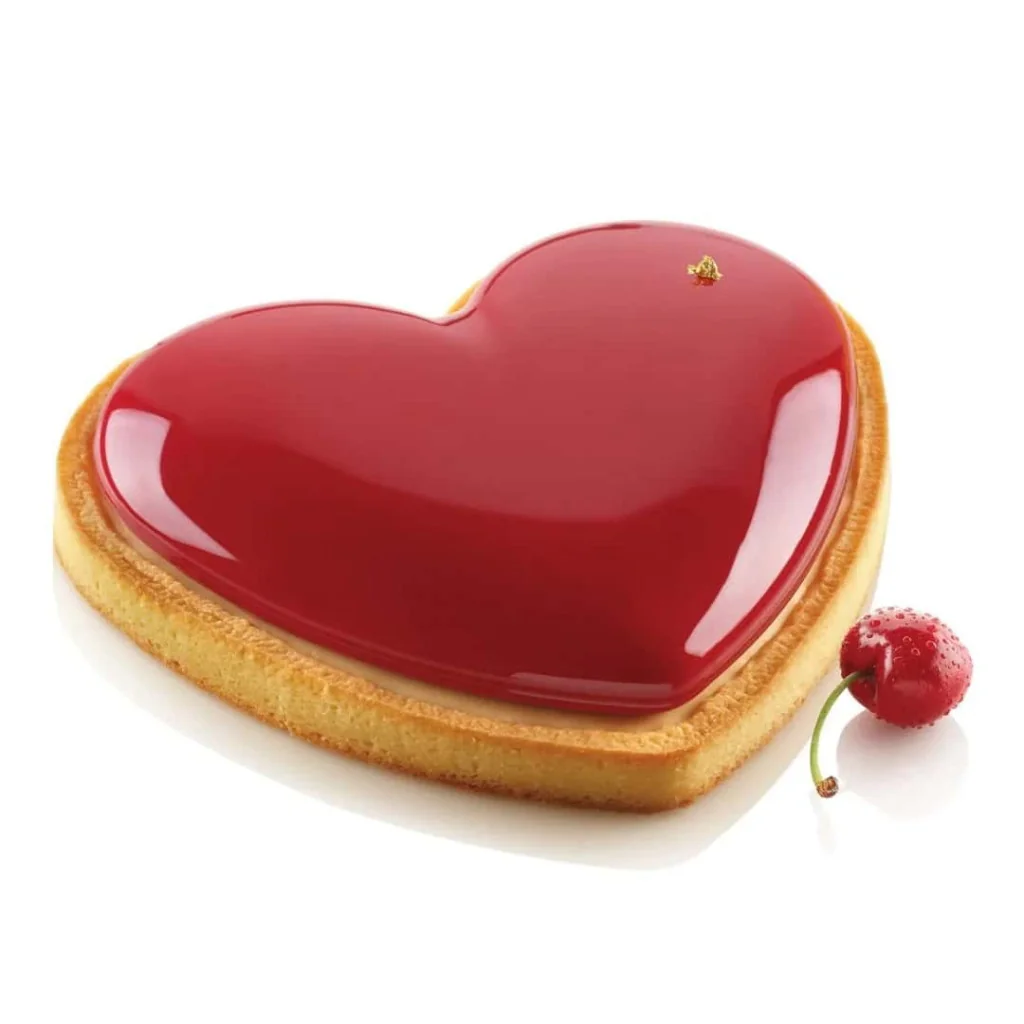 Tarte Ring Amore Cuore Microforato 205x190 h 20 mm SILIKOMART