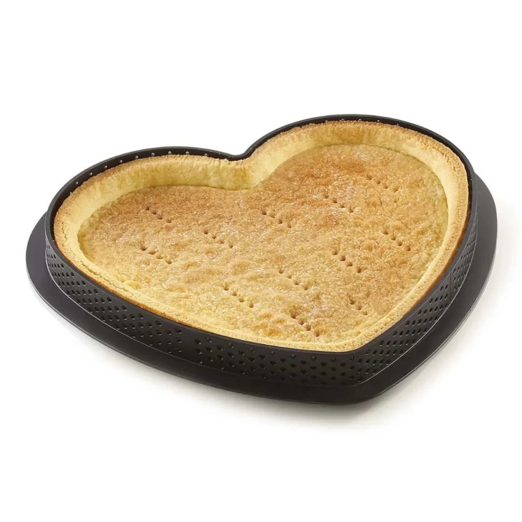 Tarte Ring Amore Cuore Microforato 205x190 h 20 mm SILIKOMART
