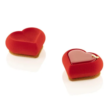 Stampo Silicone Heartix 85 Cuore 6 Impronte con Cutter