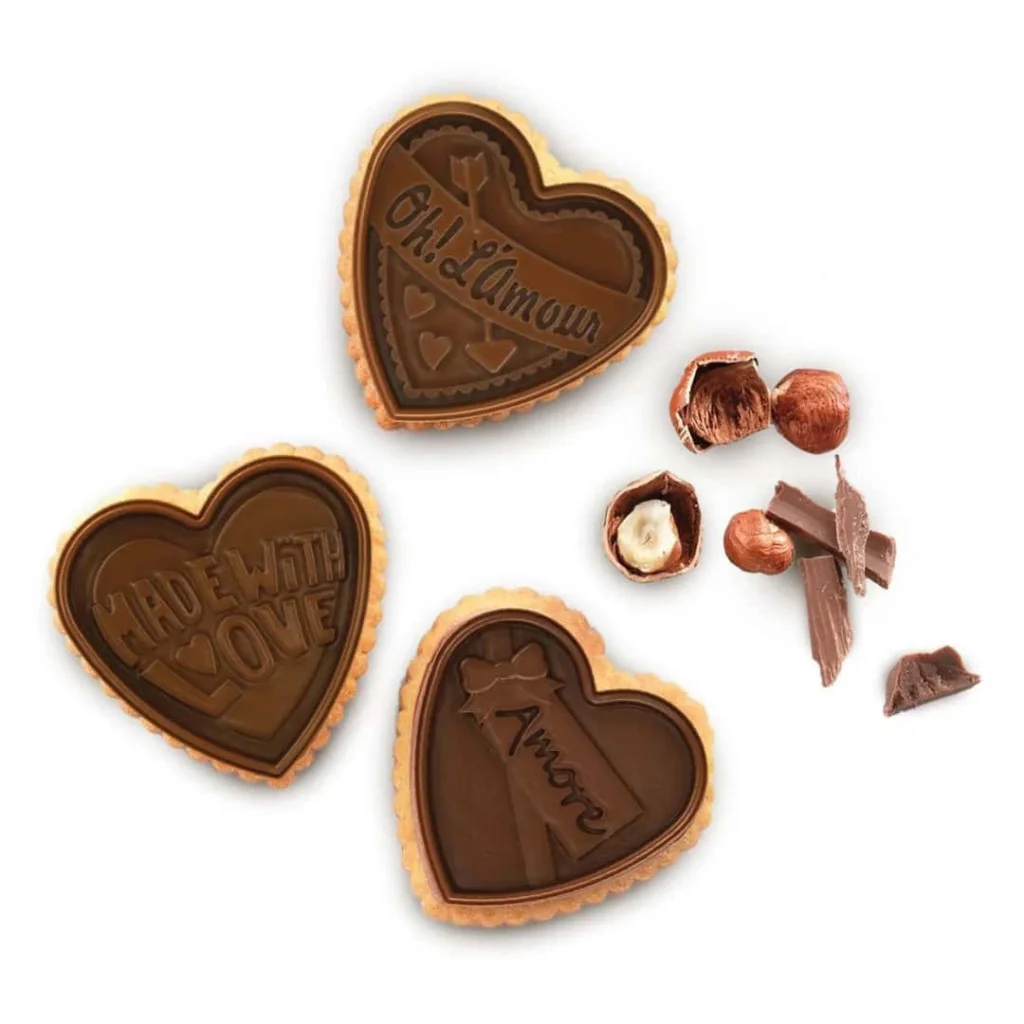 Stampo Silicone Cookie Love Slim Cuore SILIKOMART