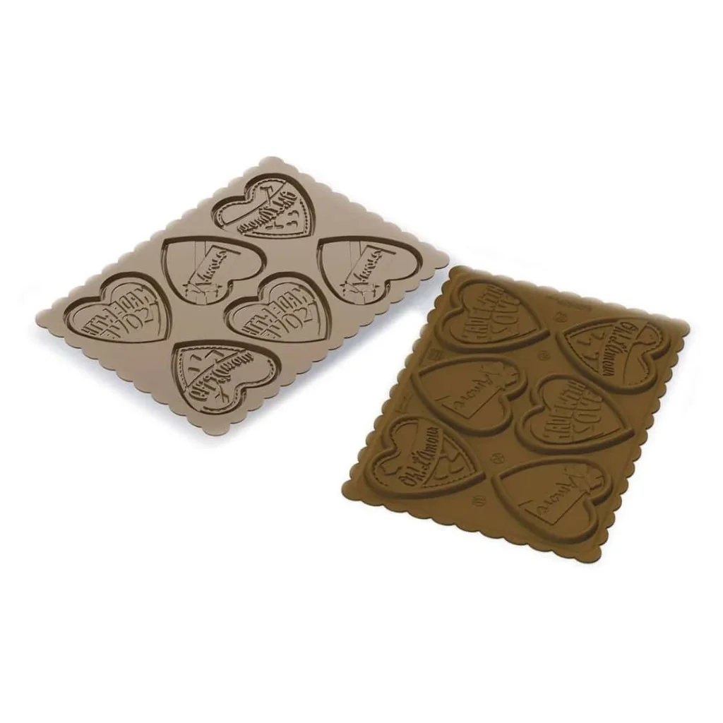 Stampo Silicone Cookie Love Slim Cuore SILIKOMART