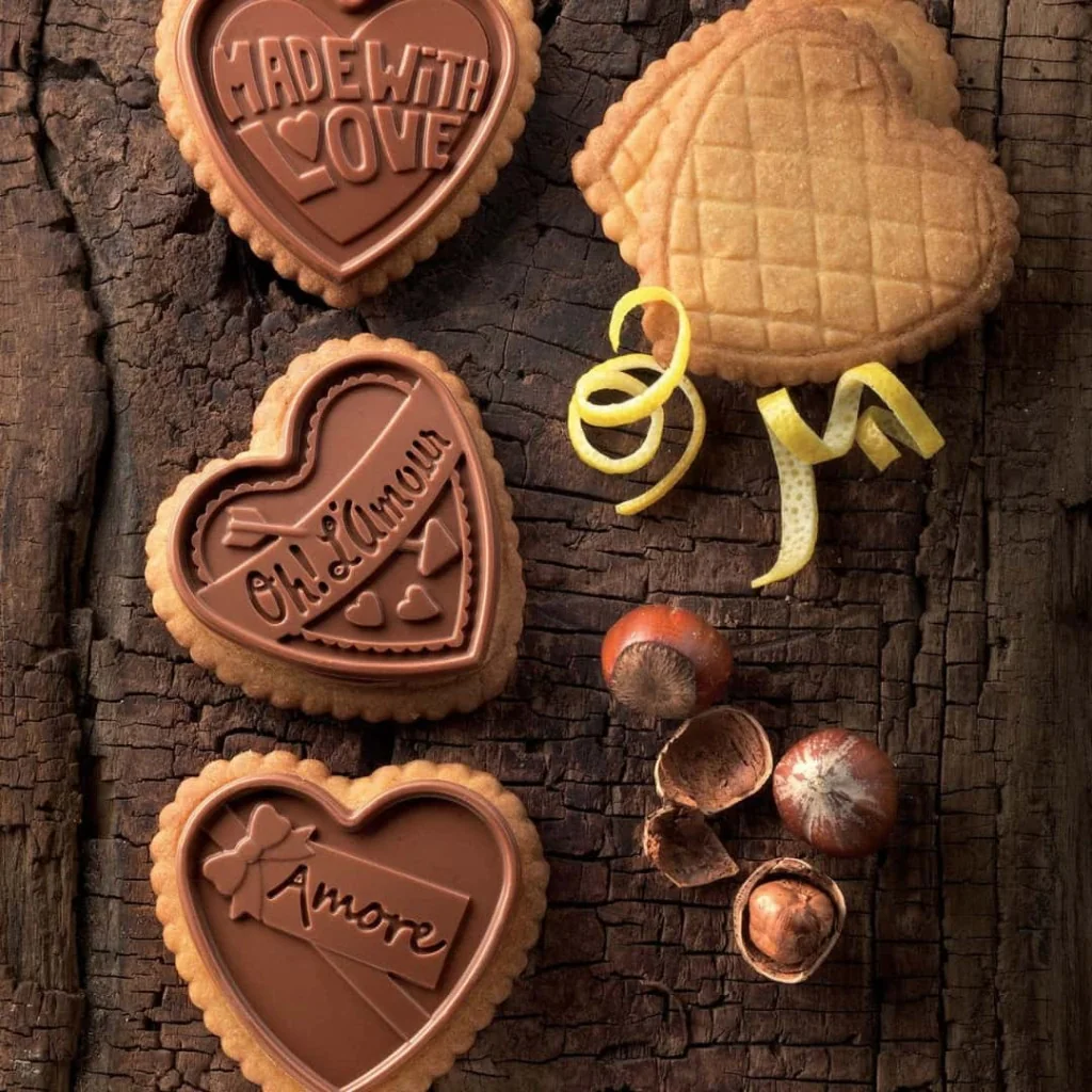 Stampo Silicone Cookie Love Slim Cuore SILIKOMART