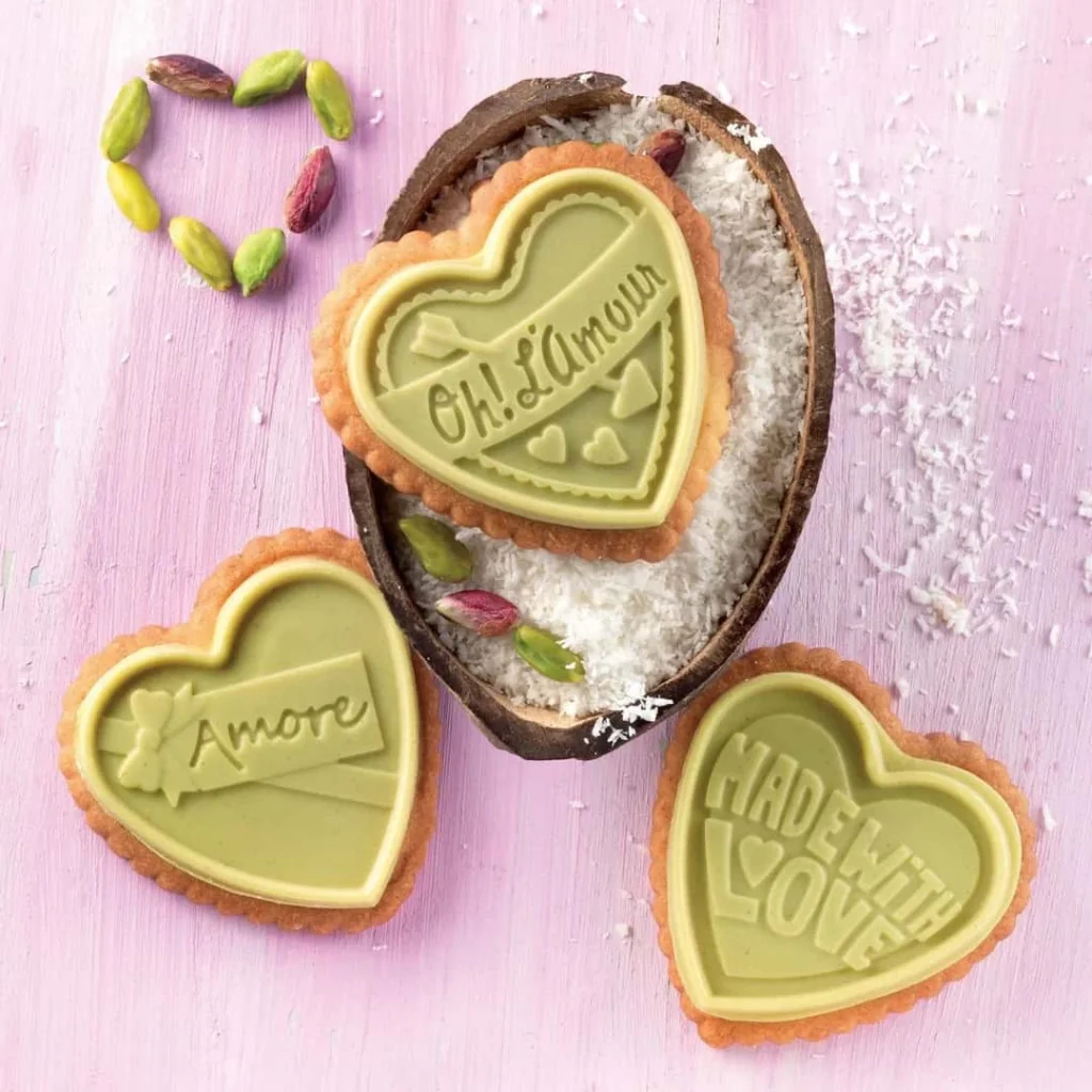 Stampo Silicone Cookie Love Slim Cuore SILIKOMART