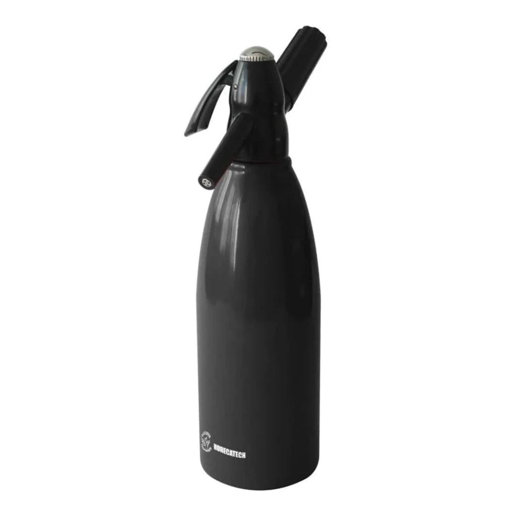 Sifone Soda Seltz Inox Nero 1 lt HORECATECH