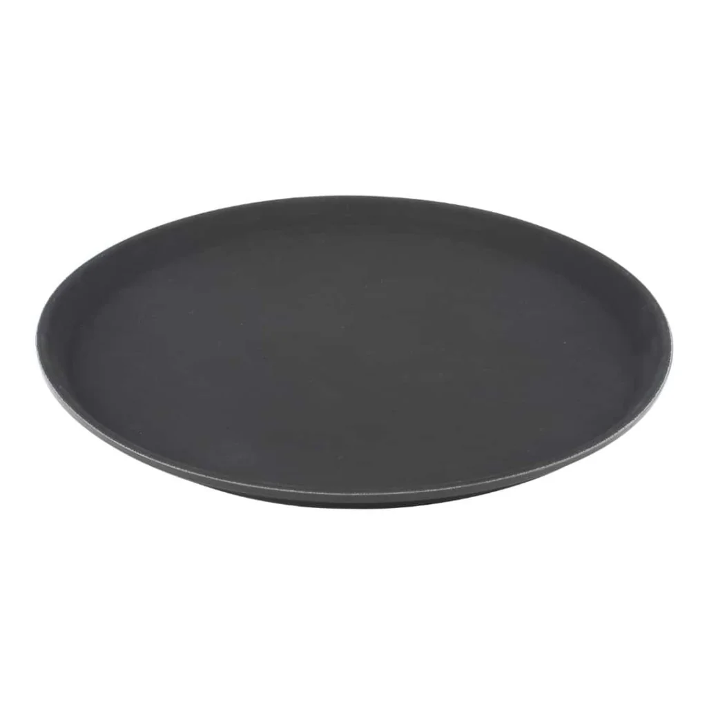 Vassoio Antiscivolo Nero ø 27,5 cm ILSA