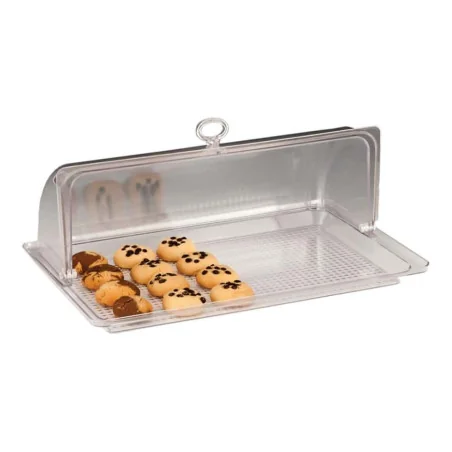 Vassoio Cupola Apribile Trasparente 43x28x17h cm MEDRI