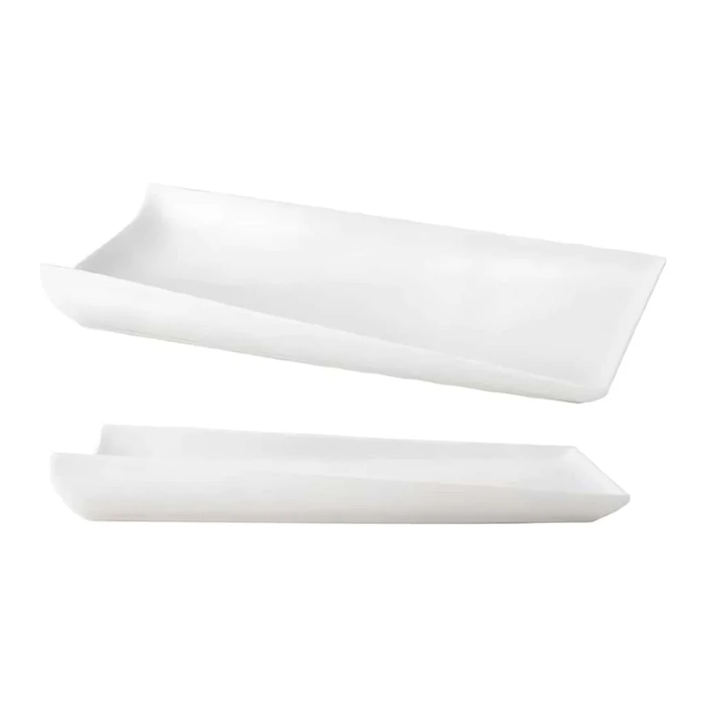 Vassoio Rettangolare Bianco 36,5x22,5 cm MORINI