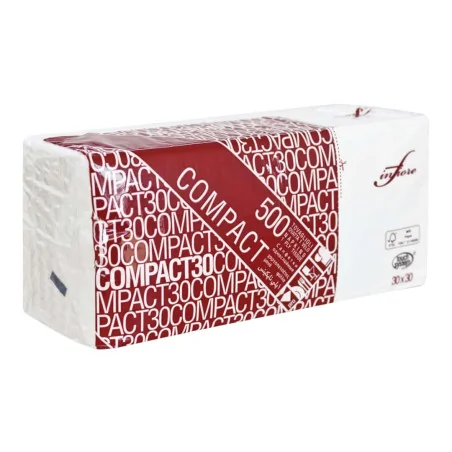 Tovaglioli 30x30 1 Velo Compact 500 pz INFIBRA