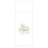 Tovagliolo Spunlaid Pocket Wish Bianco 36x46 cm VENTIDUE