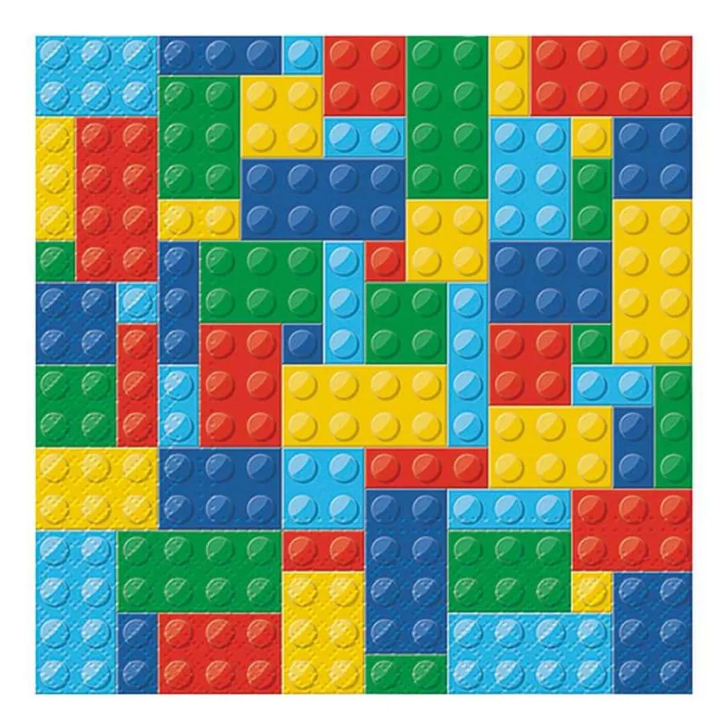 Tovaglioli Party Lego 33x33 cm PAW