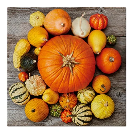 Tovaglioli Zucche Autunno 3 Veli 33x33 20 Pz PAW