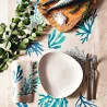 Tovagliolo Spunlaid Koralia Blu 40x40 50 pz VENTIDUE
