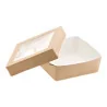Food Box con Finestra 12x12x4,5 cm 25 pz LEONE