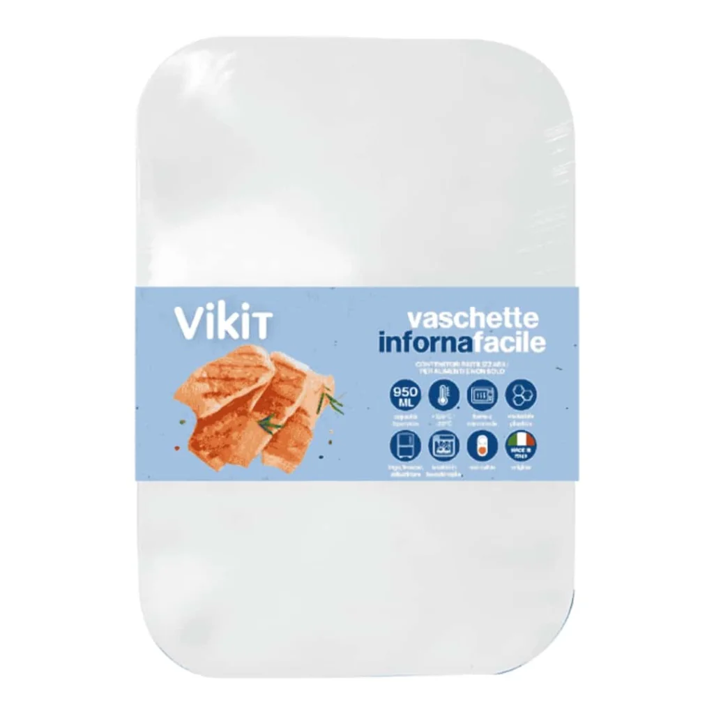 Vaschette Infornafacile Medie con Coperchio 950 ml 20 pz DT