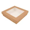 Box Alimenti con Finestra Kraft 18x18x4 cm 50 pz GARCIA DE POU