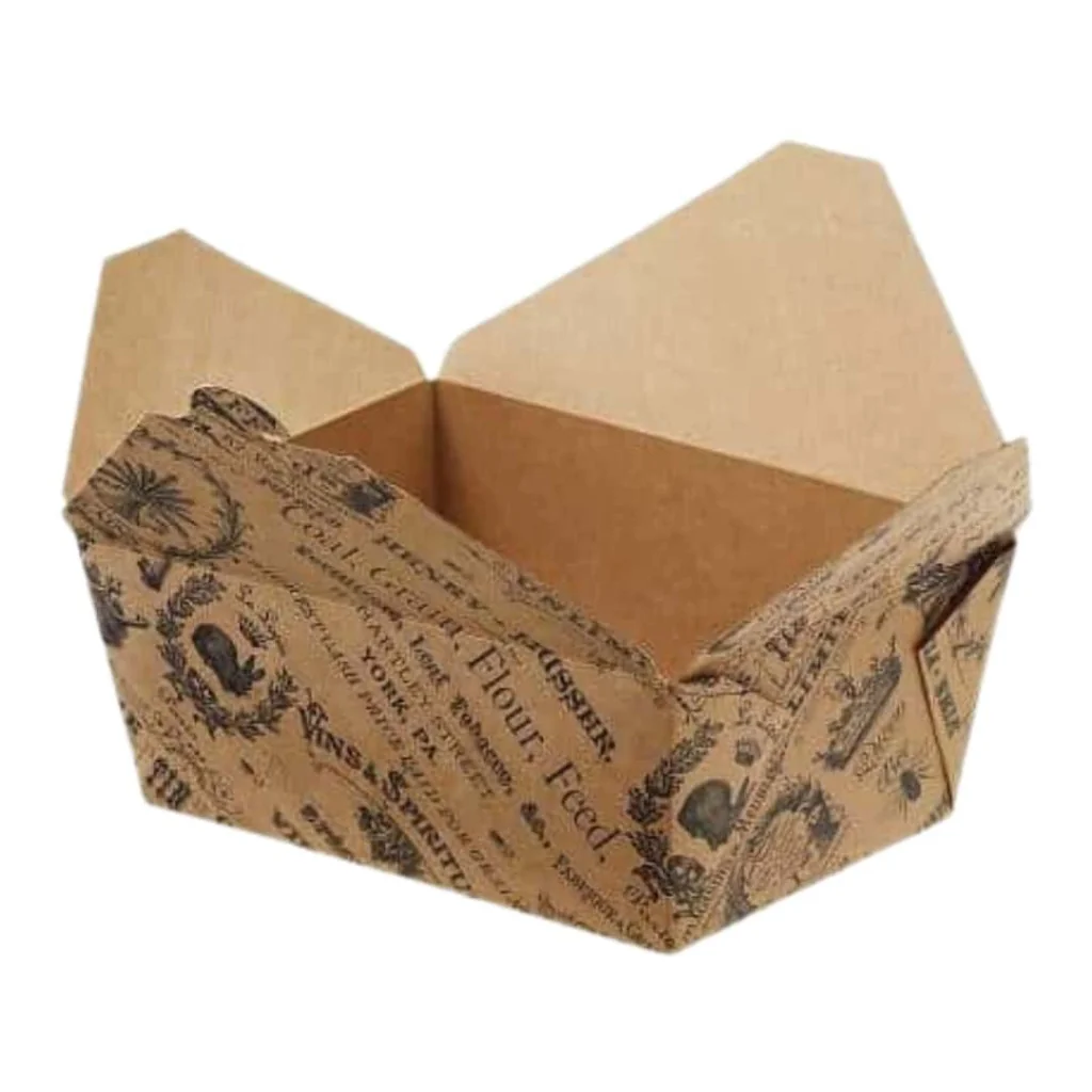 Scatola Chiusa Kraft Vintage 21x16x9 cm 40 pz LEONE
