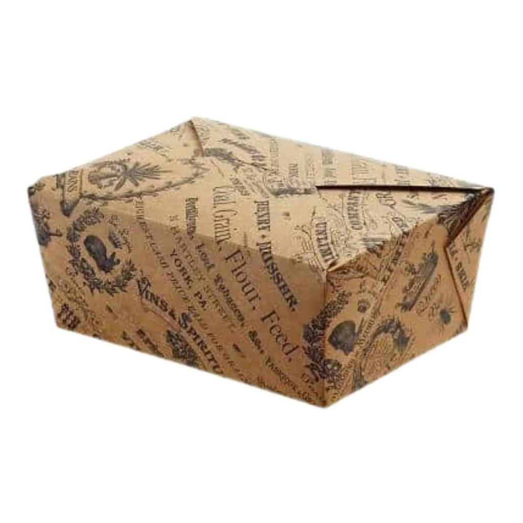 Scatola Chiusa Kraft Vintage 21x16x9 cm 40 pz LEONE