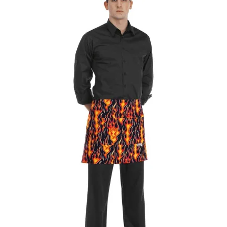 Grembiule Barman Flames EGOCHEF