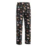 Pantalone Coulisse Pop Art Nero EGOCHEF