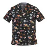 Casacca Leonardo Pop Art Nera EGOCHEF