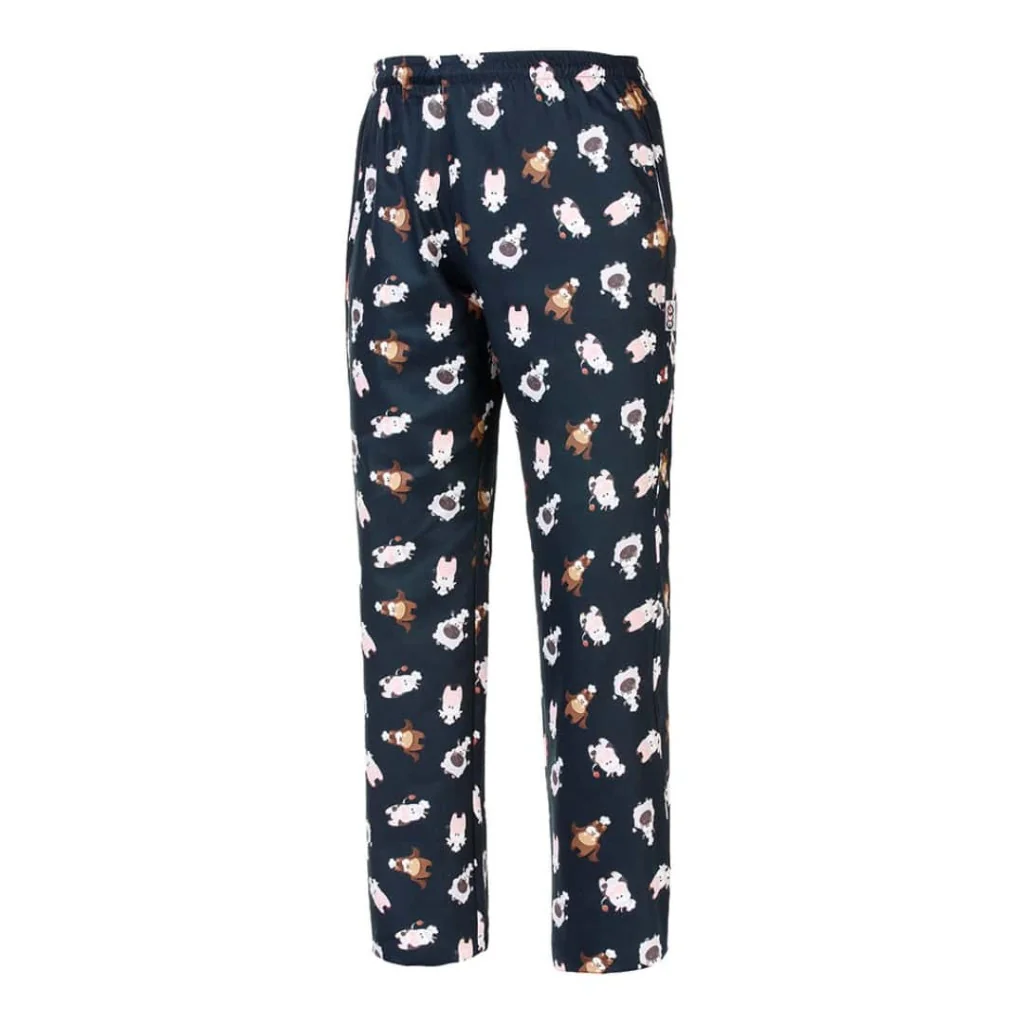 Pantalone Coulisse Puppies Blu EGOCHEF