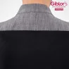 Giacca Enea Nera Inserto Jeans GIBLORS
