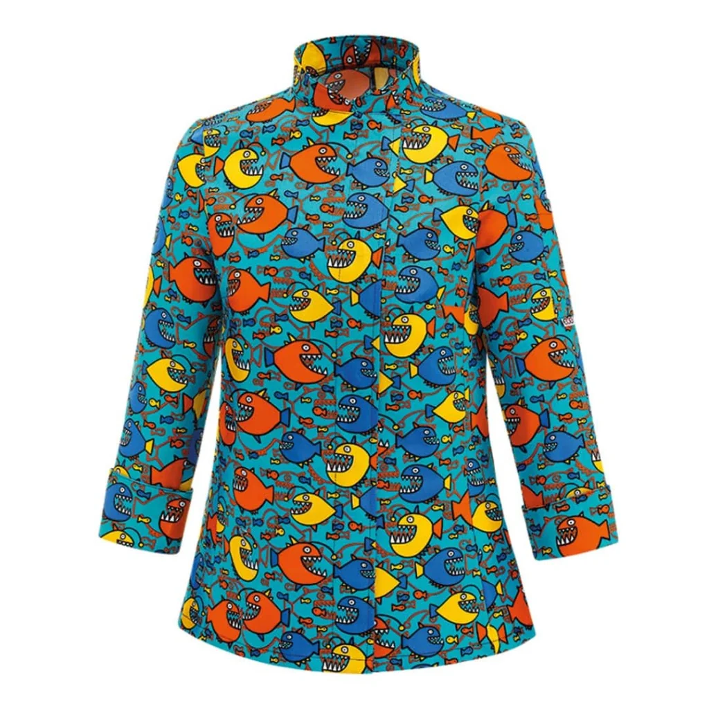 Giacca Cheap Shark Turchese EGOCHEF