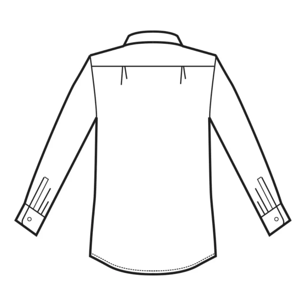 Camicia Classica Unisex Nera ISACCO