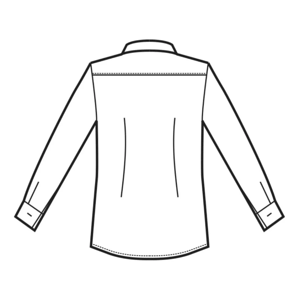 Camicia Detroit Unisex Stretch Nera ISACCO