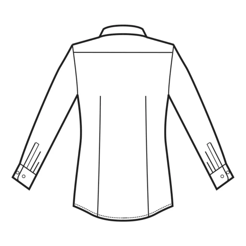 Camicia Cartagena Slim Stretch Nera ISACCO