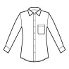 Camicia Cartagena Slim Stretch Nera ISACCO
