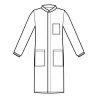 Camice Dover Super Stretch Bianco ISACCO
