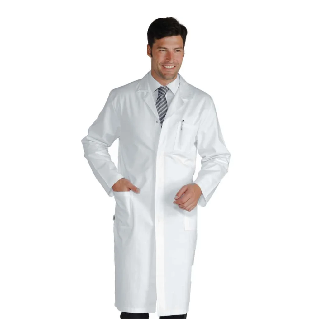 Camice Medico Bianco 110 cm ISACCO