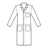 Camice Medico Bianco 110 cm ISACCO