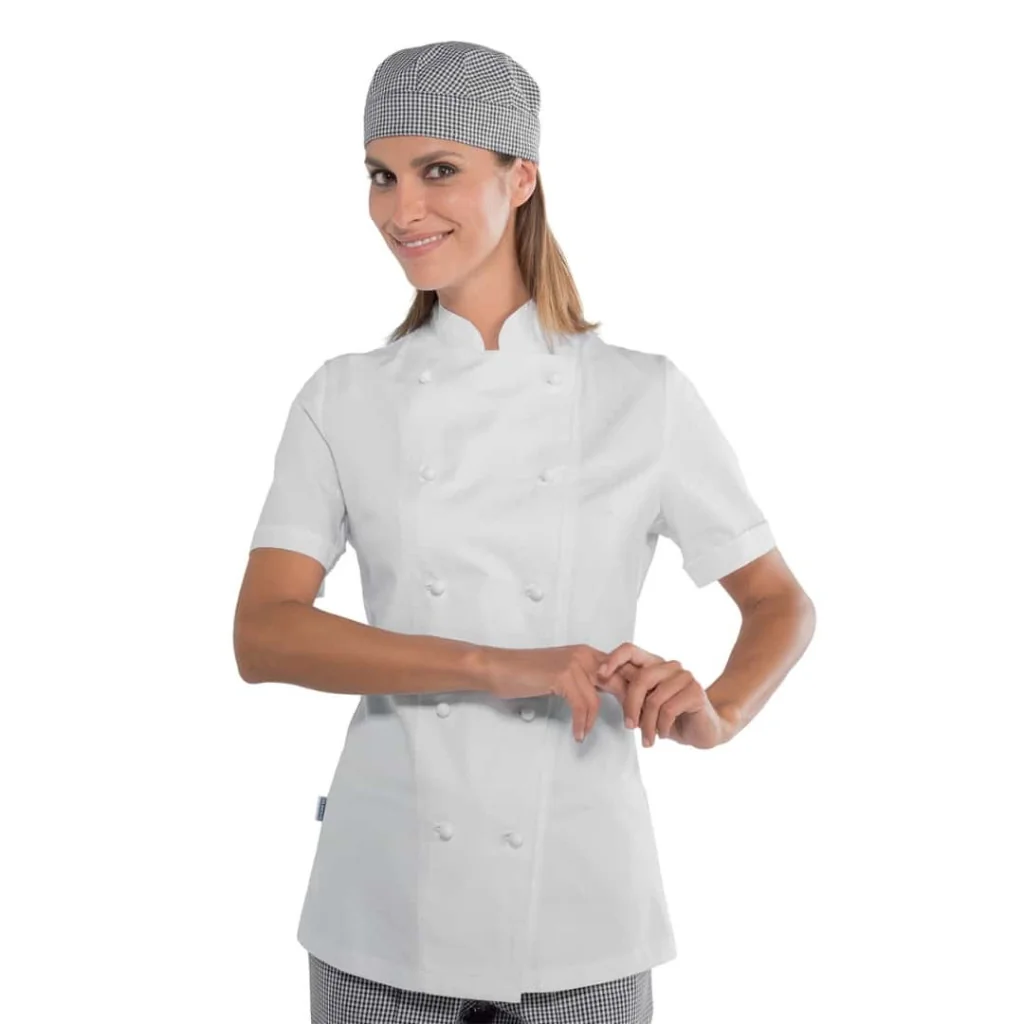 Giacca Lady Chef Extralight Super Stretch Bianca ISACCO