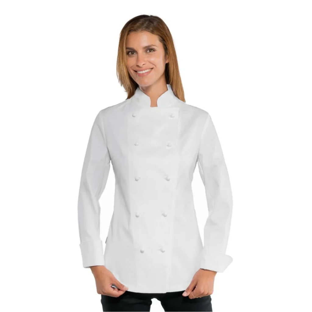 Giacca Lady Chef Extralight Super Stretch Bianca ISACCO