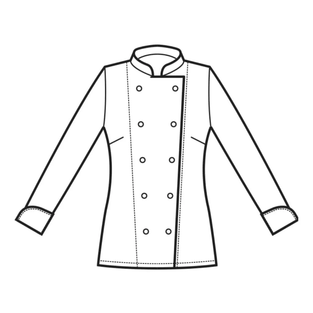 Giacca Lady Chef Extralight Super Stretch Bianca ISACCO