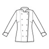 Giacca Lady Chef Extralight Super Stretch Bianca ISACCO