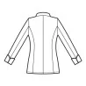 Giacca Lady Chef Extralight Super Stretch Bianca ISACCO