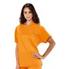 Casacca Collo a V Albicocca ISACCO