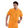 Casacca Collo a V Albicocca ISACCO