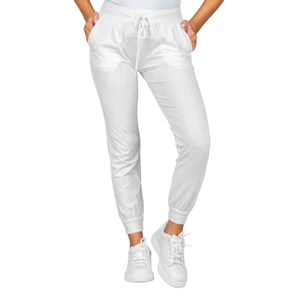 Pantalone Olimpia Jersey Bianco ISACCO