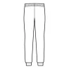 Pantalone Olimpia Jersey Bianco ISACCO