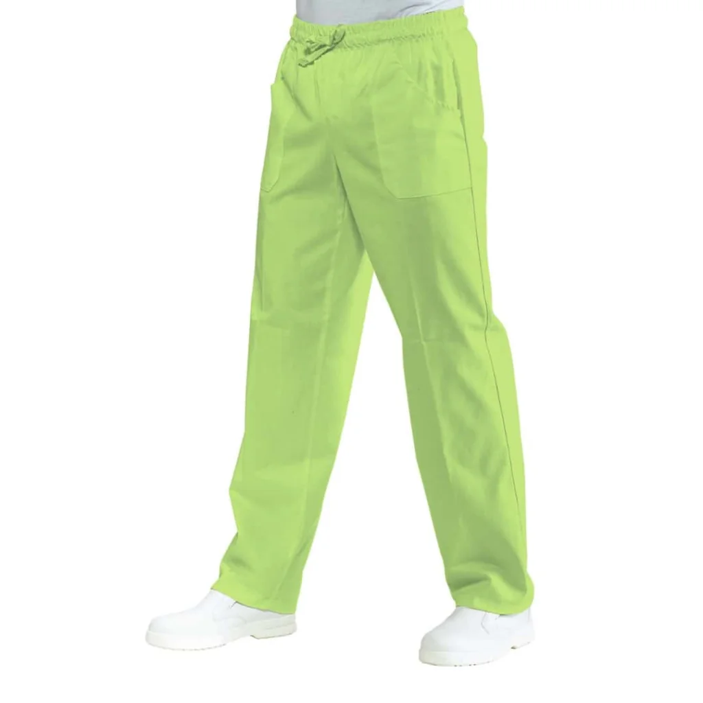 Pantalone con Elastico Verde Mela ISACCO