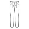 Pantalone Pantagiaffa San Francisco Nero ISACCO