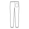 Pantalone Pantagiaffa San Francisco Nero ISACCO