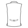 Gilet Wall Street Nero ISACCO