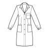Camice Donna Classico Azzurro ISACCO