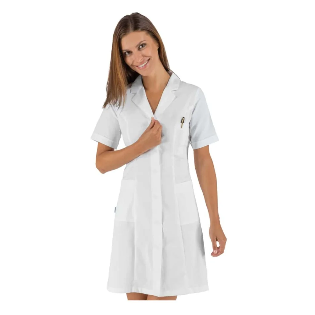 Camice Valencia Slim Bianco ISACCO