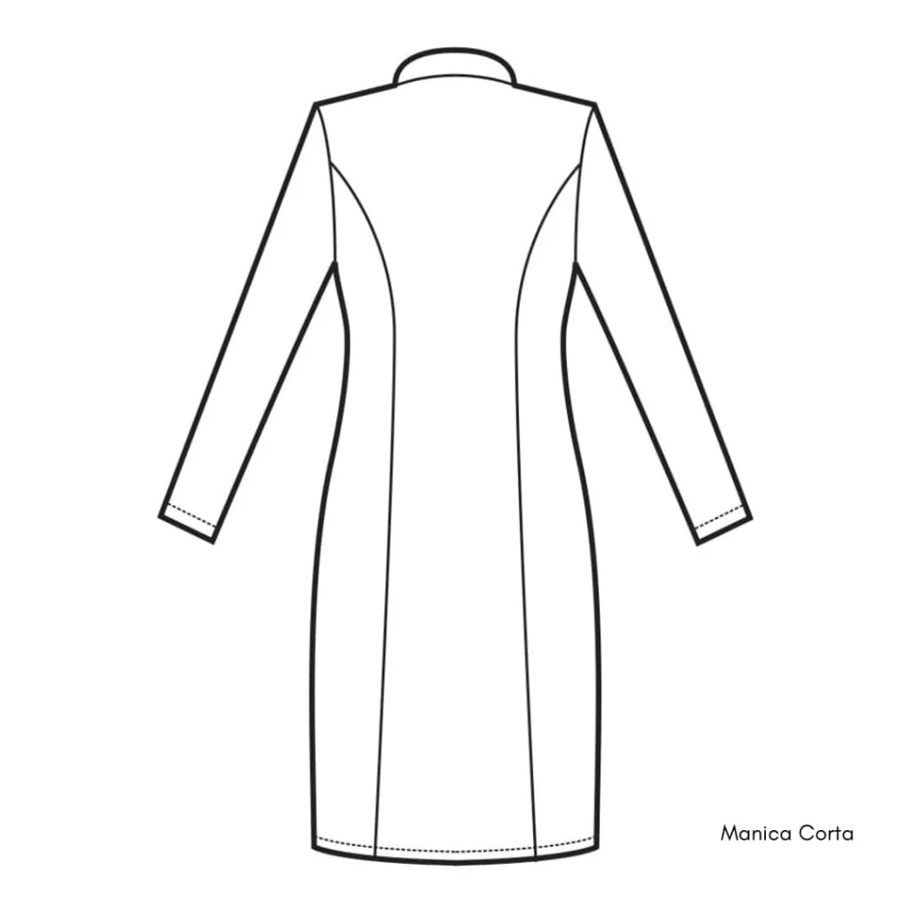 Camice Valencia Slim Bianco ISACCO